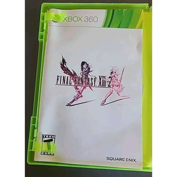 Xbox 360 Final Fantasy XIII-2 Microsoft 2012 Complete w/ Manual & Poster Tested - Picture 4 of 9